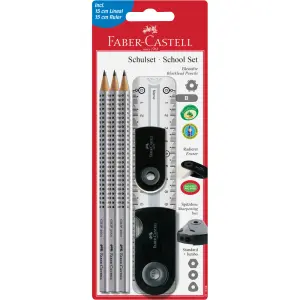 Svinčnik FABER-CASTELL, grip 3/1  črn 